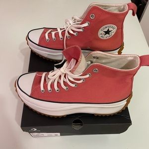 Converse Run Star Hike Terracotta Womens Size 9.5 New With Original Box